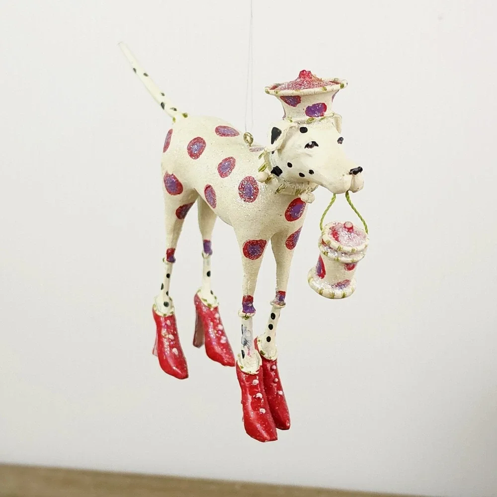 Patience Brewster‎ Dalmatian Krinkles Christmas Ornament